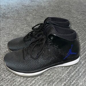 Jordan Women's Sneakers Black and Blue